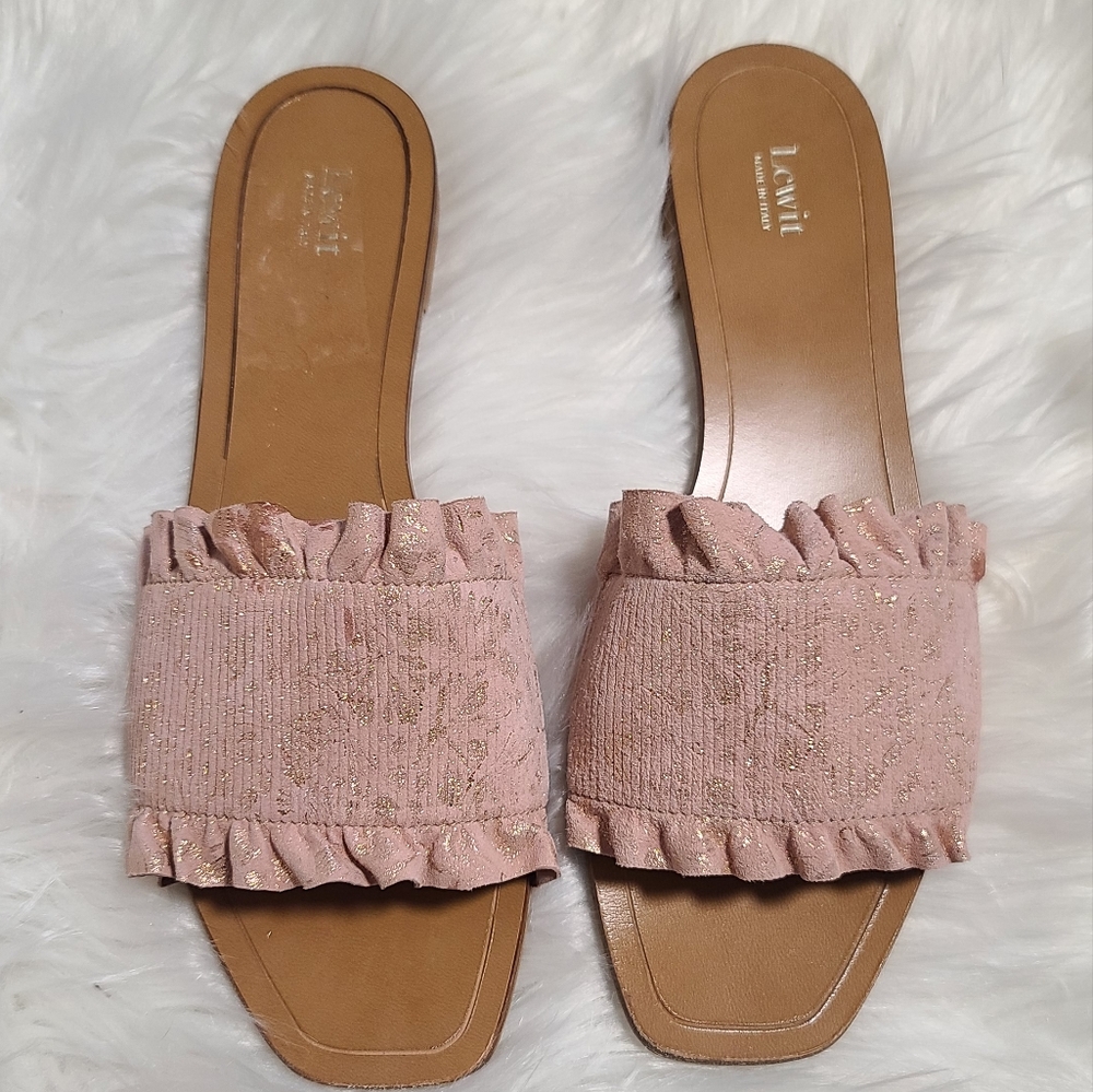 Lewit Cassandra Ruffle Slides - image 4